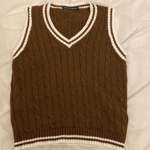 Brown Brandy Melville stripped vest - Picture 2 of 7